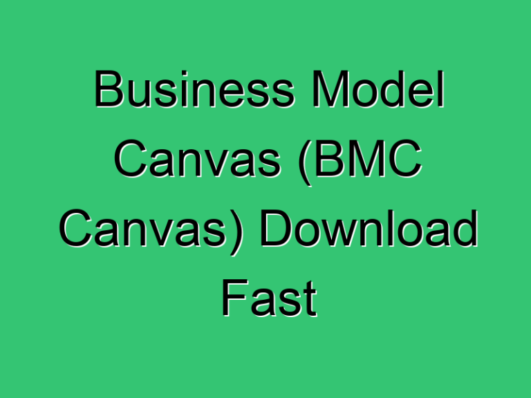 Business Model Canvas Bmc Canvas Download Fast 757 Civil Experience
