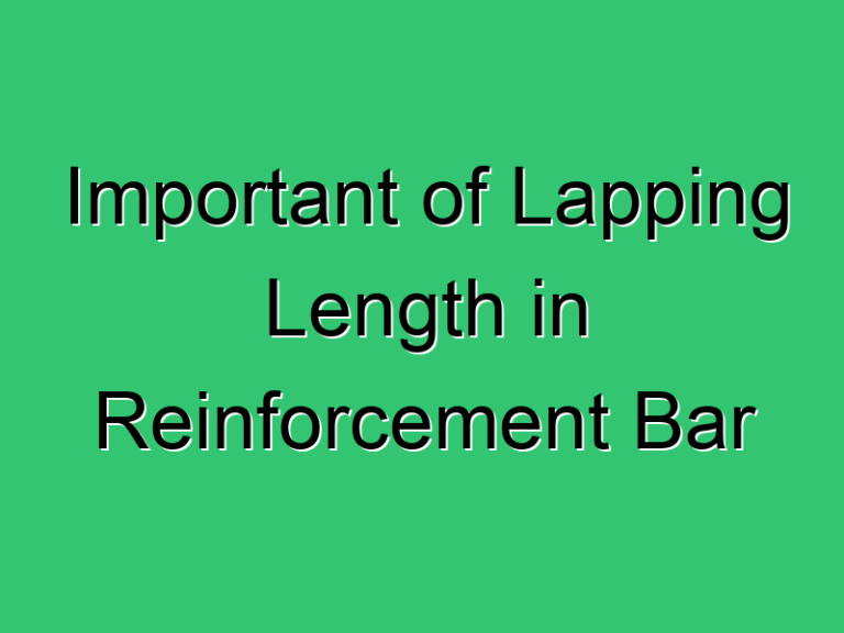 Important Of Lapping Length In Reinforcement Bar 941 Civil Experience