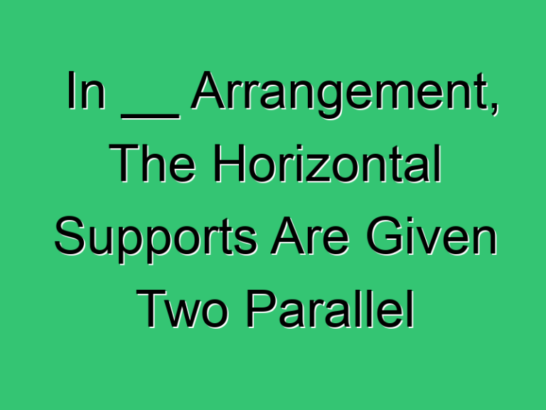 In Arrangement The Horizontal Supports Are Given Two Parallel 443 Civil Experience