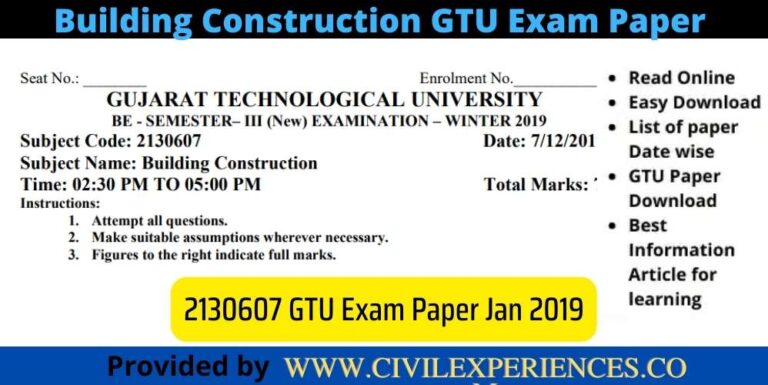 2130607 Gtu Exam Paper