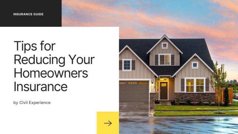 Reducing Your Homeowners Insurance