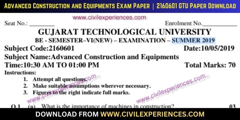 Gtu Advanced Construction And Equipments 10 May 2019 2160601