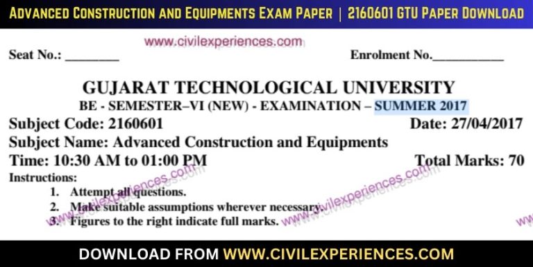Gtu Advanced Construction And Equipments 27 April 2017 2160601