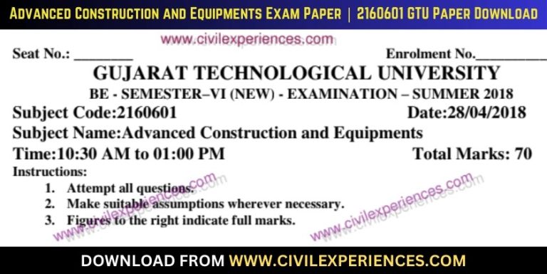 Gtu Advanced Construction And Equipments 28 April 2018 2160601