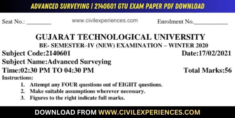 Gtu Advanced Surveying 17 February 2021 2140601