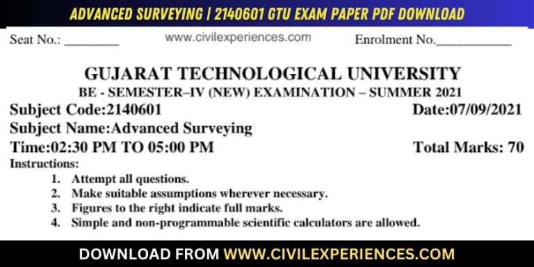 Gtu Advanced Surveying 7 September 2021 2140601
