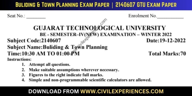 Gtu Buliding &Amp; Town Planning 19 December 2022 2140607