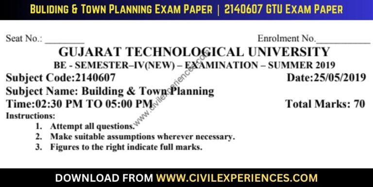 Gtu Buliding &Amp; Town Planning 25 May 2019 2140607