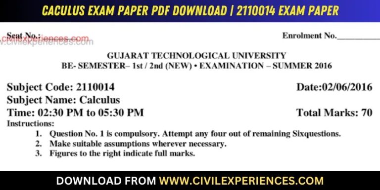 Gtu Caculus 2 June 2016 2110014