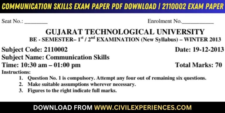 Gtu Communication Skills 19 December 2013 2110002