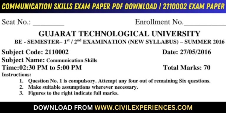 Gtu Communication Skills 27 May 2016 2110002