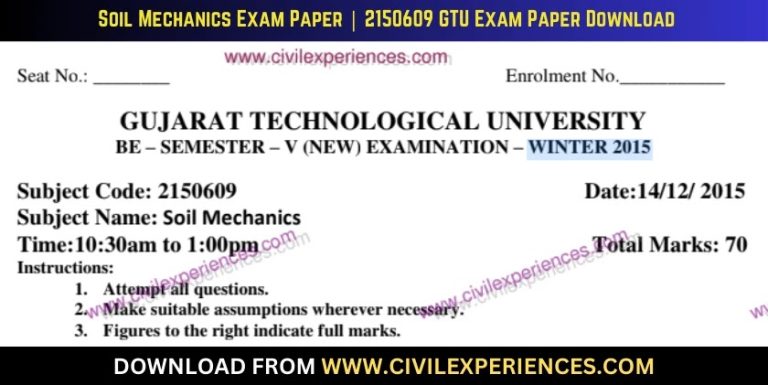 Gtu Soil Mechanics 7 June 2022 2150609