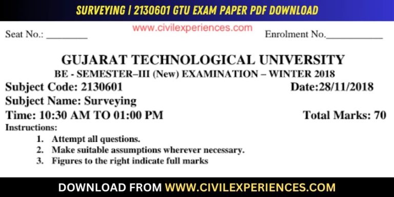 Gtu Surveying 28 November 2018 2130601
