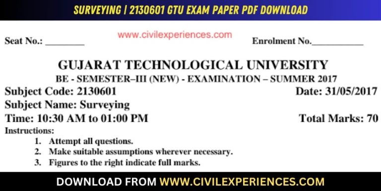 Gtu Surveying 31 March 2017 2130601