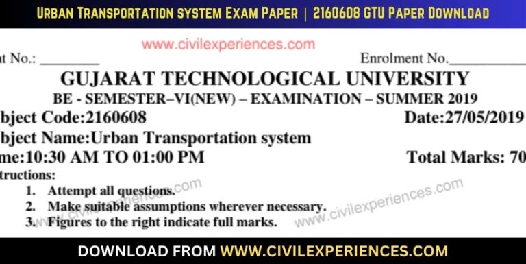 Gtu Urban Transportation System 10 May 2018 2160608