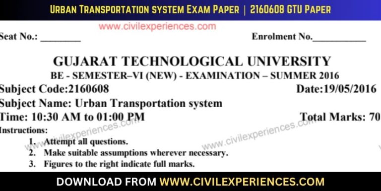 Gtu Urban Transportation System 19 May 2016 2160608