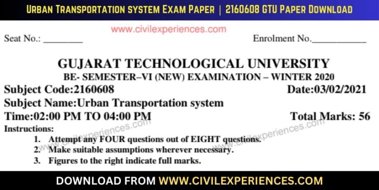 Gtu Urban Transportation System 3 February 2021 2160608